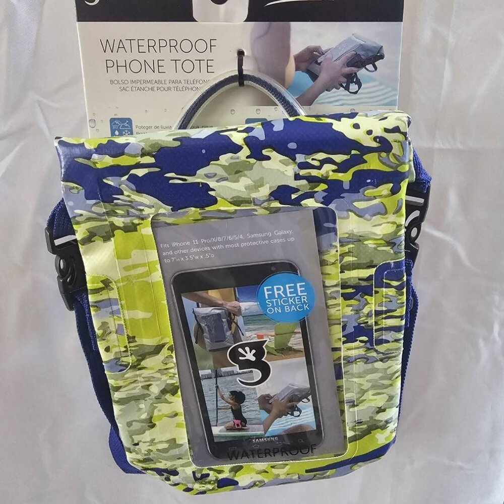 Stay Connected and Protected The Ultimate Geckobrand Waterproof Phone Tote Mahi